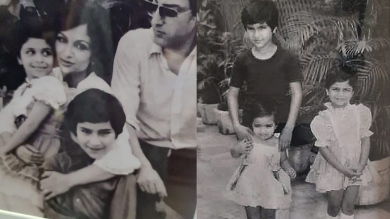 Saif Ali Khan के इस बचपन की फोटो को देख आप भी हो जाएंगे इम्प्रेस, बहन सबा ने शेयर की फैमिली की Rare Picture