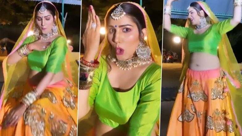 Sapna Choudhary ने घागरा पहनकर किया गजब का डांस, नहीं देखा होगा हरयाणवी डांसर का ऐसा Video 