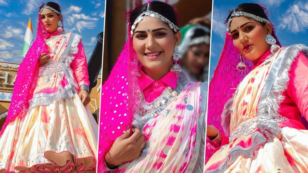 सपना चौधरी का देसी घागरा लुक इंटरनेट पर हुआ वायरल, कातिलाना फोटोज पर लट्टू हुए फैंस