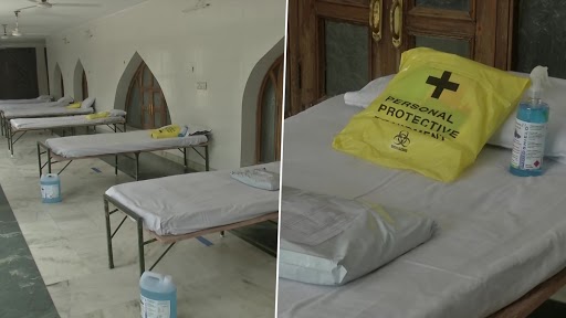 मानवता की मिसाल! दिल्ली के ग्रीन पार्क मस्जिद में कोविड-19 क्वारंटाइन सेंटर के रूप में की गई 10 बेड की व्यवस्था