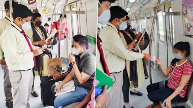 दिल्ली: मेट्रो फ्लाइंग स्क्वॉड ने मास्क ठीक से न पहनने और सोशल डिस्टेंसिंग के उल्लंघन के लिए 672 यात्रियों को दंडित किया