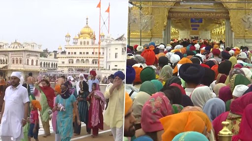 Baisakhi 2021: बैसाखी पर अमृतसर में श्री हरमंदिर साहिब के लाखों लोगों ने किए दर्शन, देखें तस्वीरें
