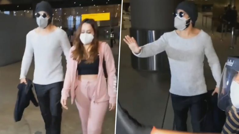 COVID-19 का खौफ! Varun Dhawan ने फैन के साथ सेल्फी लेने&nbsp;से किया इनकार, पत्नी Natasha Dalal संग Video हुआ Viral