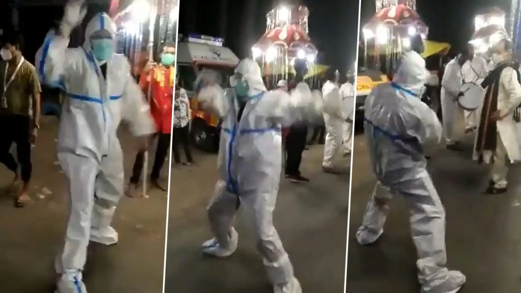 Uttarakhand के हल्द्वानी में PPE Kit पहने एंबुलेंस ड्राइवर ने बारात में जमकर किया डांस, वायरल हो रहा VIDEO