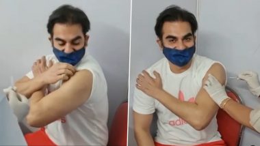 Arbaaz Khan ने लगवाई कोरोना वैक्सीन की पहली डोज, फैंस को दिया ये खास मैसेज