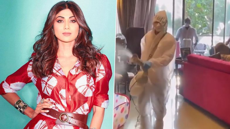 Shilpa Shetty के परिवार ने कोरोना को दी मात, एक्ट्रेस ने पूरे घर को करवाया सैनिटाइज (Video)