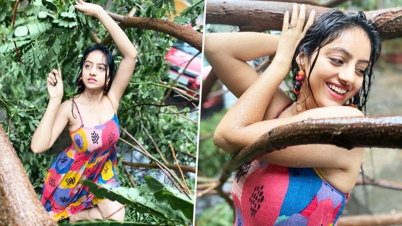 Cyclone Tauktae में गिरे पेड़ों के बीच डांस करती दिखीं टीवी एक्ट्रेस Deepika Singh, देखें Photos और Videos