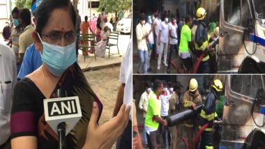 Tamil Nadu: कोयंबटूर मेडिकल कॉलेज अस्पताल (CMCH) के परिसर में खड़ी एंबुलेंस में लगी आग