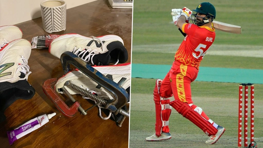 फटे हुए जूतों की फोटो डालकर जिंबाब्वे के क्रिकेटर रेयान बर्ल ने प्रायोजन की अपील की, प्यूमा ने प्रतिक्रिया दी