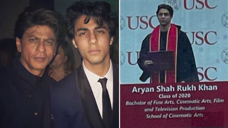 Shah Rukh Khan के बेटे Aaryan Khan के ग्रेजुएशन सेरेमनी की फोटो हुई Viral, हैंडसम स्टाइल में दिखे स्टारकिड