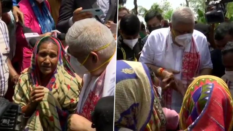West Bengal: राज्यपाल जगदीप धनखड़ ने चुनाव के बाद ​हुई हिंसा से प्रभावित इलाकों का किया दौरा