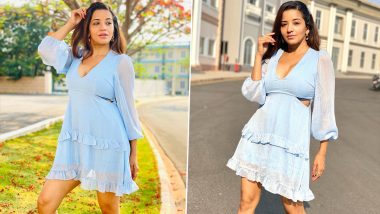 Monalisa Hot Photos: भोजपुरी एक्ट्रेस मोनालिसा ने शॉर्ट ड्रेस में दिखाया अपना ग्लैमरस अवतार, सेक्सी अंदाज कर देगा घायल