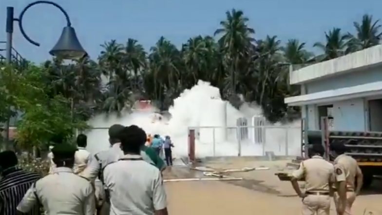 Goa: साउथ गोवा जिला अस्पताल में लीक हुआ ऑक्सीजन टैंक, देखें Video