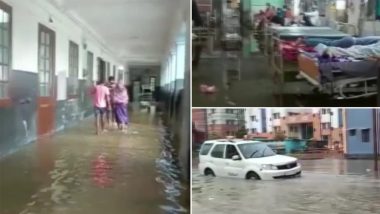 Cyclone Yass: बिहार के दरभंगा मेडिकल कॉलेज में भारी बारिश की वजह से भार पानी, देखें तस्वीरें