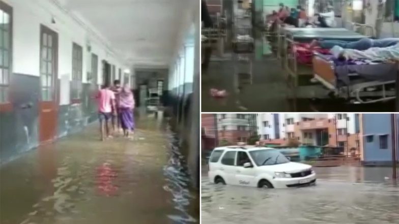 Cyclone Yass: बिहार के दरभंगा मेडिकल कॉलेज में भारी बारिश की वजह से भार पानी, देखें तस्वीरें