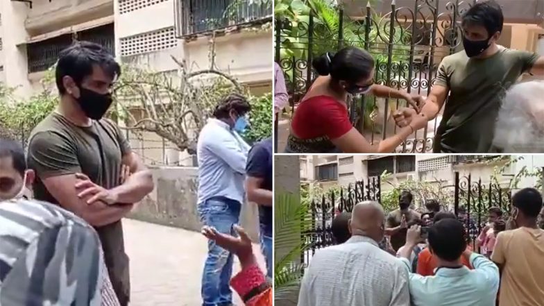 नेकी कर प्यार कमा! Sonu Sood को राखी बांधकर महिला ने जताया सम्मान, एक्टर के घर के बाहर का Video हुआ Viral