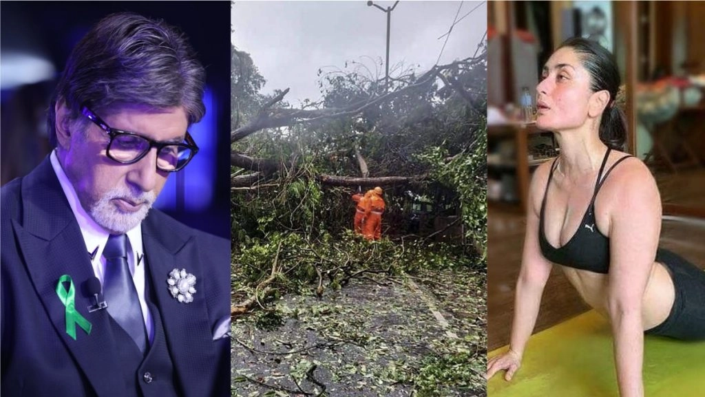 साइक्लोन तौकते: अमिताभ बच्चन, करीना कपूर समेत इन सेलेब्स ने फैंस से की घर पर रहने की अपील