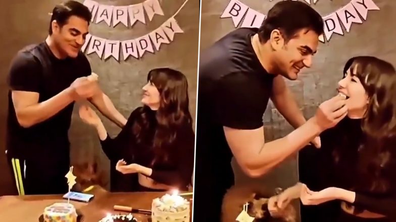 Arbaaz Khan ने प्यारभरे अंदाज में मनाया गर्लफ्रेंड Giorgia Andriani का जन्मदिन, देखें सेलिब्रेशन का ये Inside Video