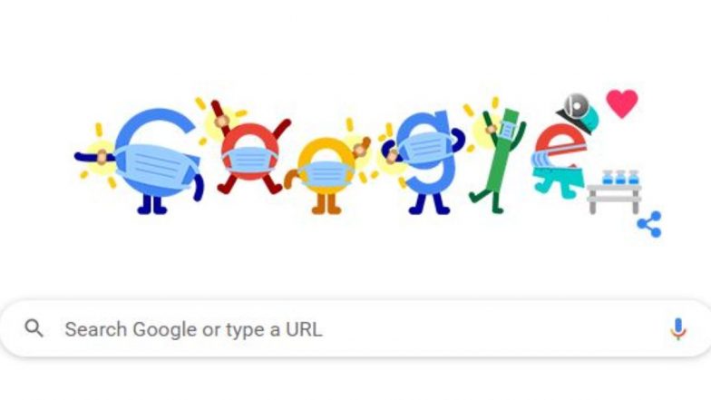 COVID-19 Vaccine Google Doodle: 'कोविड-19 वैक्सीन' को लेकर गूगल ने बनाया खास डूडल, टीके के महत्व के साथ बताए सेफ्टी टिप्स