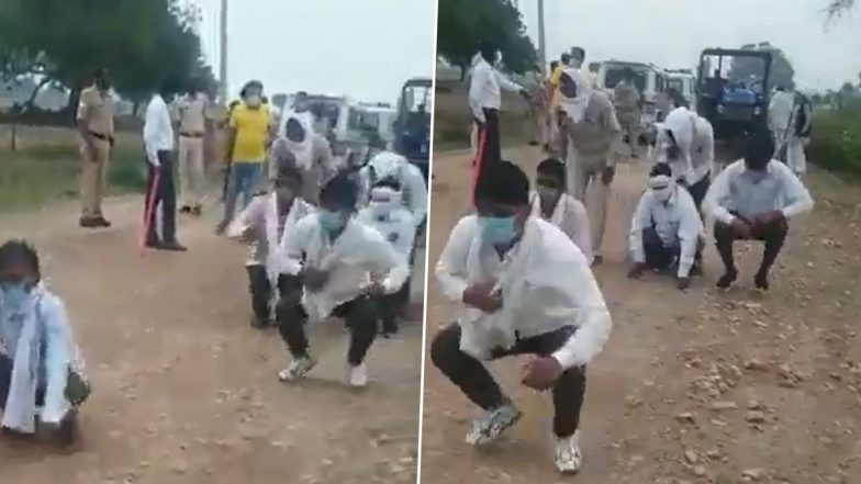 Madhya Pradesh के भिंड में पुलिस ने बारातियों से कराई 'मेंढक कूद', देखें  Viral Video