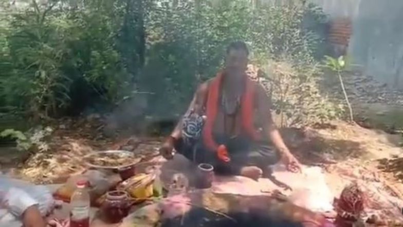 कोविड-19 को भगाने के लिए हवन-पूजन, यज्ञ के दौरान बाबा ने पढ़ा ऐसा मंत्र कि… (Watch Viral Video)