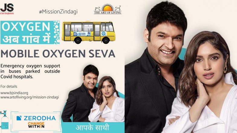 Kapil Sharma और Bhumi Pednekar ने ‘Mobile Oxygen Seva’ की शुरुआत की, गांवों के मरीजों को मिलेगा फायदा