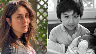 Kareena Kapoor Baby Boy Photo: छोटे भाई को गोदी में लिए नजर आए Taimur Ali Khan, Kareena Kapoor ने शेयर की बेहद क्यूट फोटो