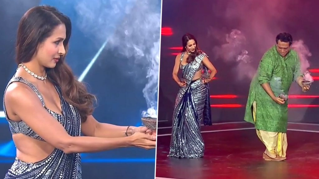 मलाइका अरोड़ा ने सुपर डांसर 4 के मंच पर किया धुनुची डांस, लोगों ने किया जमकर ट्रोल