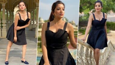 Monalisa Hot Photos: ब्लैक ब्यूटी स्टाइल में डॉल की तरह सजी भोजपुरी एक्ट्रेस मोनालिसा, देखें ये दिलकश तस्वीरें