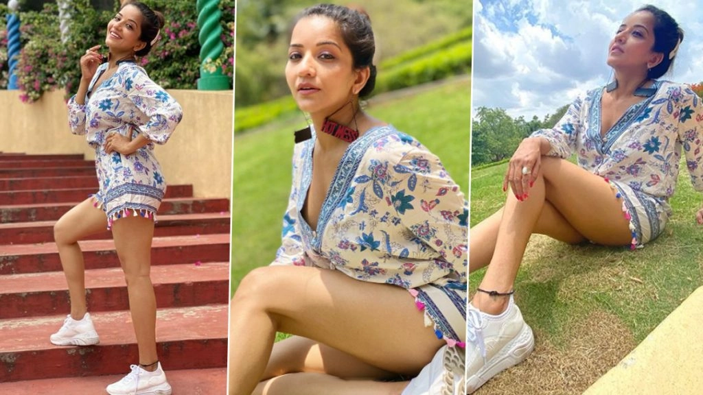 भोजपुरी एक्ट्रेस मोनालिसा ने हॉट स्टाइल दिखाया अपना हसीन अंदाज, देखें हॉट फोटोज