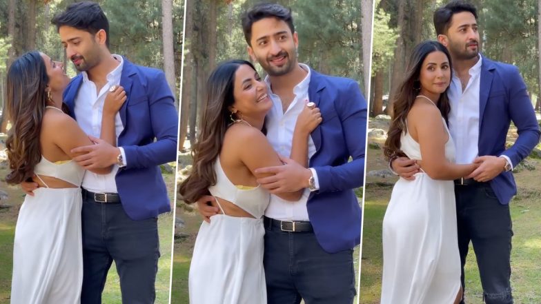 Hina Khan ने दिखाई अपने नए गाने बारिश बन जाना की झलक, शाहीर शेख के साथ रोमांटिक पोज में आई नजर