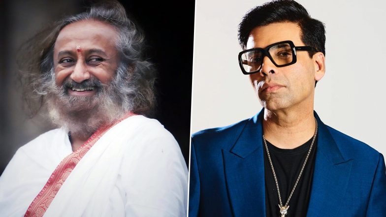 Free: Sri Sri Ravishankar के जीवन पर फिल्म बनाएंगे Karan Johar, आध्यात्मिक गुरु के जन्मदिन पर की घोषणा