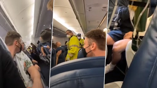 Shocking! अपनी प्रेगनेंसी से अनजान महिला ने प्लेन में दिया बच्चे को जन्म, देखें वीडियो