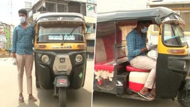 Karnataka: कलबुर्गी के ये ऑटो रिक्शा चालक कोविड मरीजों को दे रहे हैं मुफ्त एम्बुलेंस सेवा, देखें तस्वीरें