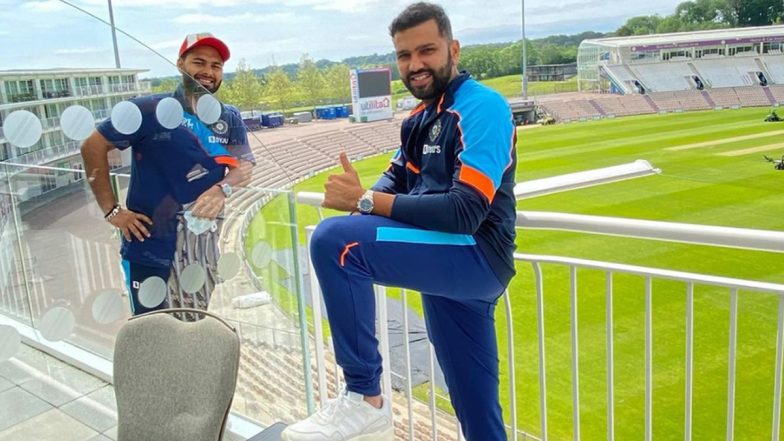 टीम इंडिया पहुंची इंग्लैंड, Rohit Sharma ने Rishabh Pant के साथ साउथैमप्टन से शेयर की खूबसूरत तस्वीर