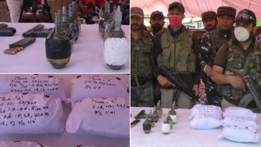 Jammu-Kashmir: बारामूला में पुलिस ने सेना के साथ मिलकर नार्को मॉड्यूल का किया पर्दाफाश, 7-8 किलो हेरोइन समेत कई हथियार जब्त
