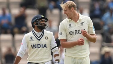 ICC WTC Final Day 3: फाइनल मुकाबले में Mohammed Shami और Kyle Jamieson का यह खुशनुमा मिजाज देखकर आप भी हो जाएंगे खुश, देखें तस्वीर