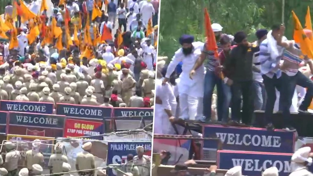 पंजाबः सीएम अमरिंदर सिंह के घर के बाहर अकाली दल का प्रदर्शन, सुखबीर सिंह बादल को पुलिस ने हिरासत में लिया