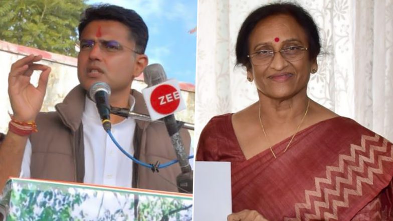 BJP सांसद रीता बहुगुणा जोशी के दावे पर सचिन पायलट का कड़ा प्रहार, कहा 'मुझसे बात करने की उनकी हिम्मत नहीं है'