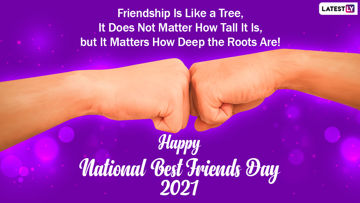 National Best Friends Day 2021 नेशनल बेस्ट फ्रेंड्स डे पर ये Quotes और