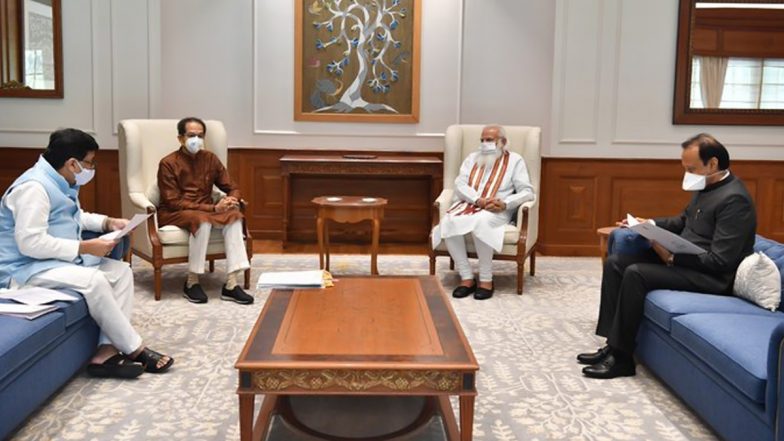 Uddhav Thackeray Meets PM Modi: प्रधानमंत्री नरेंद्र मोदी से मिले महाराष्ट्र के CM उद्धव ठाकरे, अजित पवार की मौजूदगी में इन विषयों पर हुई चर्चा