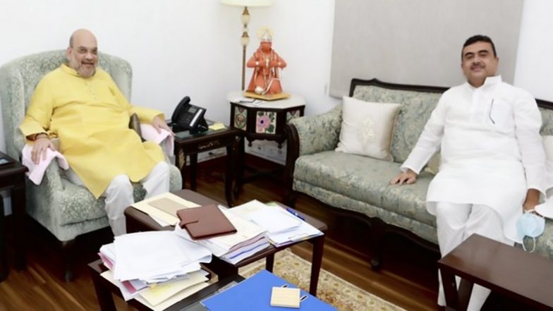 Delhi: गृहमंत्री अमित शाह से मिले बीजेपी विधायक सुवेंदु अधिकारी, पश्चिम बंगाल में हुई हिंसा पर चर्चा