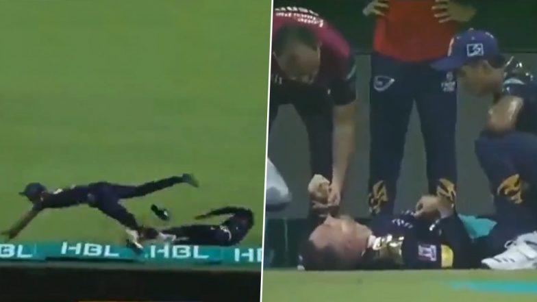 PSL 2021: क्षेत्ररक्षण के दौरान पाकिस्तानी खिलाड़ी से टकराकर बुरी तरह से घायल हुए Faf du Plessis, अस्पताल में कराया गया भर्ती, देखें वीडियो
