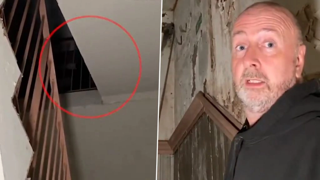 सालों से बंद पड़ी इमारत में घूमते समय शख्स को दिखा भूत, कैमरे में कैद इस खौफनाक पल का वीडियो हुआ वायरल