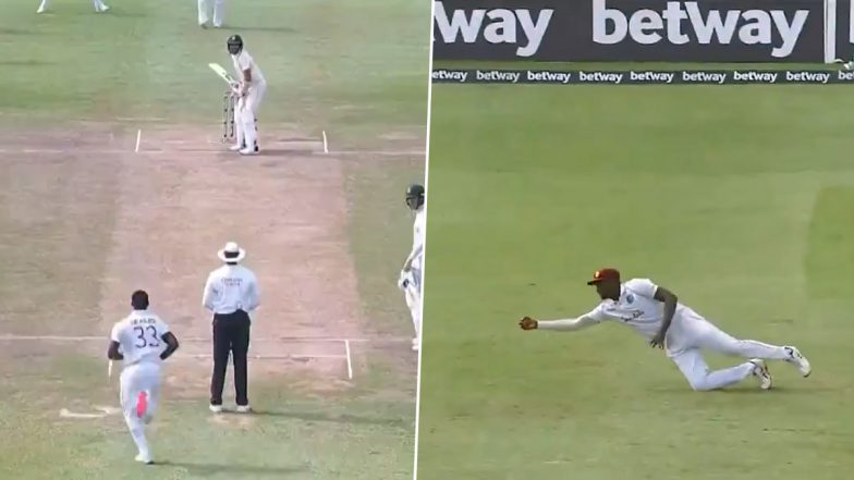 WI vs SA: जेसन होल्डर ने पकड़ा करामाती कैच, वीडियो देखकर आप भी रह जाएंगे सन्न