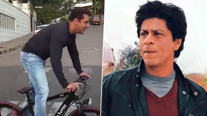 World Bicycle Day 2021: Shah Rukh Khan के 'मन्नत' बंगले पर साइकिल चलाकर पहुंचे Salman Khan, देखें ये मजेदार थ्रोबैक Video