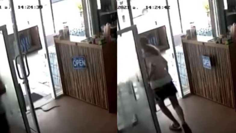 Snake Viral Video: अपनी शॉप में सांप को रेंगते हुए देख डर के मारे महिला का हुआ बुरा हाल, फिर जो हुआ…