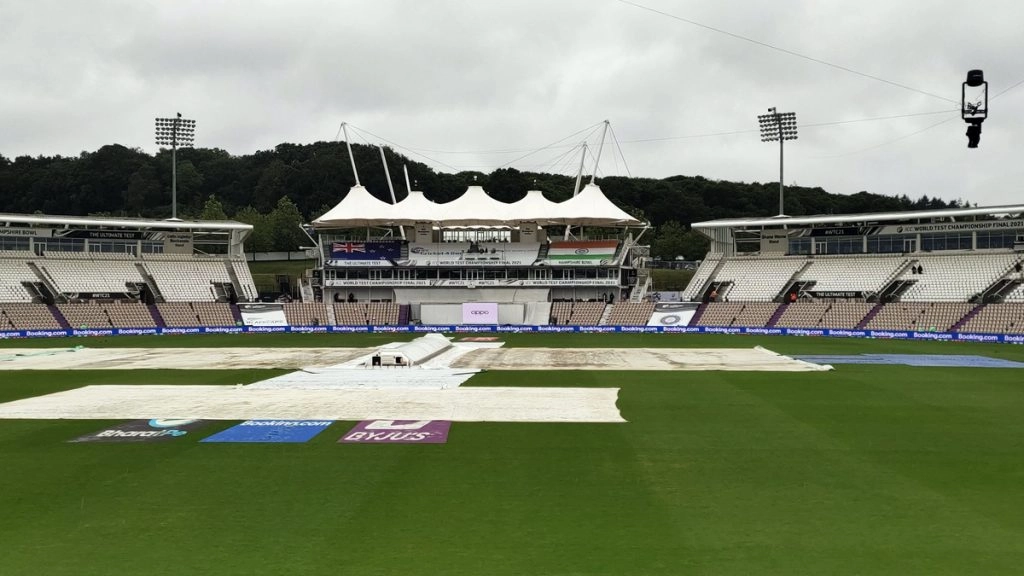 ICC WTC Final Day 4: साउथेम्प्टन में लगातार हो रही है बारिश, खेली शुरू होने में देरी 