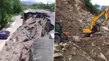 Uttarakhand: भारी बारिश के चलते चंपावत में टनकपुर-पिथौरागढ़ हाईवे पर भूस्खलन, सड़कें जाम होने से यातायात बाधित