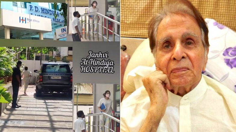 जिस अस्पताल में एडमिट हैं Dilip Kumar, वहीं पहुंची Janhvi Kapoor (Video)